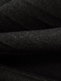 Dark Charcoal Gray Rayon/Nylon/Spandex Heathered Ponte Knit 58W