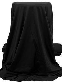 Black Nylon/Lycra Vertical Print 4 Way Stretch Knit 60W