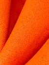 Vivid Orange Wool/Nylon Heavy Flannel Suiting 54W