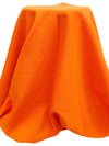 Vivid Orange Wool/Nylon Heavy Flannel Suiting 54W