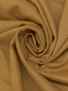 Camel/Copper Polyester/Lycra Suede Double Knit 58W