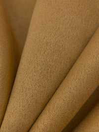 Camel/Copper Polyester/Lycra Suede Double Knit 58W