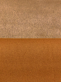 Camel/Copper Polyester/Lycra Suede Double Knit 58W