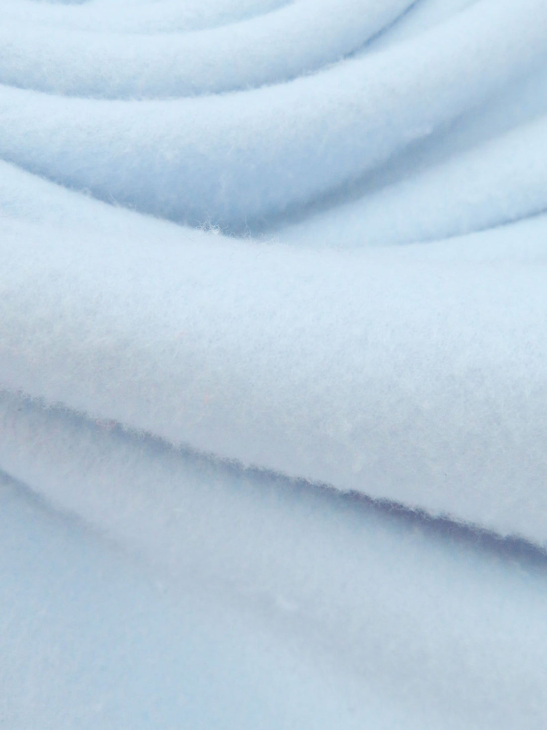 Baby Blue 100% Polyester Polar Fleece 58W