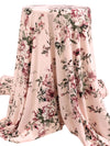 Misty Rose/Redwood/Black/Multi Polyester/Lycra Floral Print DTY Knit 61W