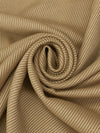Sand/Dark Tan 100% Wool Cavalry Twill Suiting 58W
