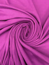 Byzantine Pink Cotton/Polyester Tubular Fine Rib Knit 66W