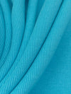 Moonstone Blue Cotton/Polyester Tubular Fine Rib Knit 32W