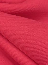 Paradise Pink Cotton/Polyester Tubular Fine Rib Knit 33W