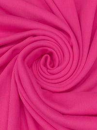 Magenta Pink Cotton/Polyester Tubular Fine Rib Knit 27W