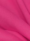 Magenta Pink Cotton/Polyester Tubular Fine Rib Knit 27W