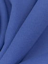 Medium Cornflower Blue Cotton/Polyester Tubular Fine Rib Knit 32W