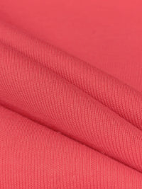 Light Carmine Pink Cotton/Polyester Tubular Fine Rib Knit 33W