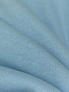 Light Steel Blue Cotton/Polyester Tubular Fine Rib Knit 32W