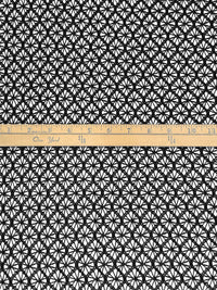 Black 100% Polyester Novelty Lace - NY Designer - 56W