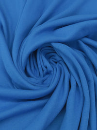 Honolulu Blue Cotton/Polyester Tubular Fine Rib Knit 33W