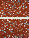 Kenyan Copper/Fire Opal Pink/Sage/Multi Rayon/Lycra Floral Print Jersey Knit 59W
