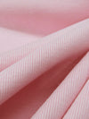 SOLD AS IS ONLY - Baby Pink Cotton/Polyester Tubular Fine Rib Knit 34W