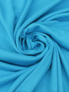 Pacific Blue Cotton/Polyester Tubular Fine Rib Knit 32W