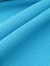 Pacific Blue Cotton/Polyester Tubular Fine Rib Knit 32W