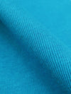 Hawaiian Blue Cotton/Polyester Tubular Fine Rib Knit 29W