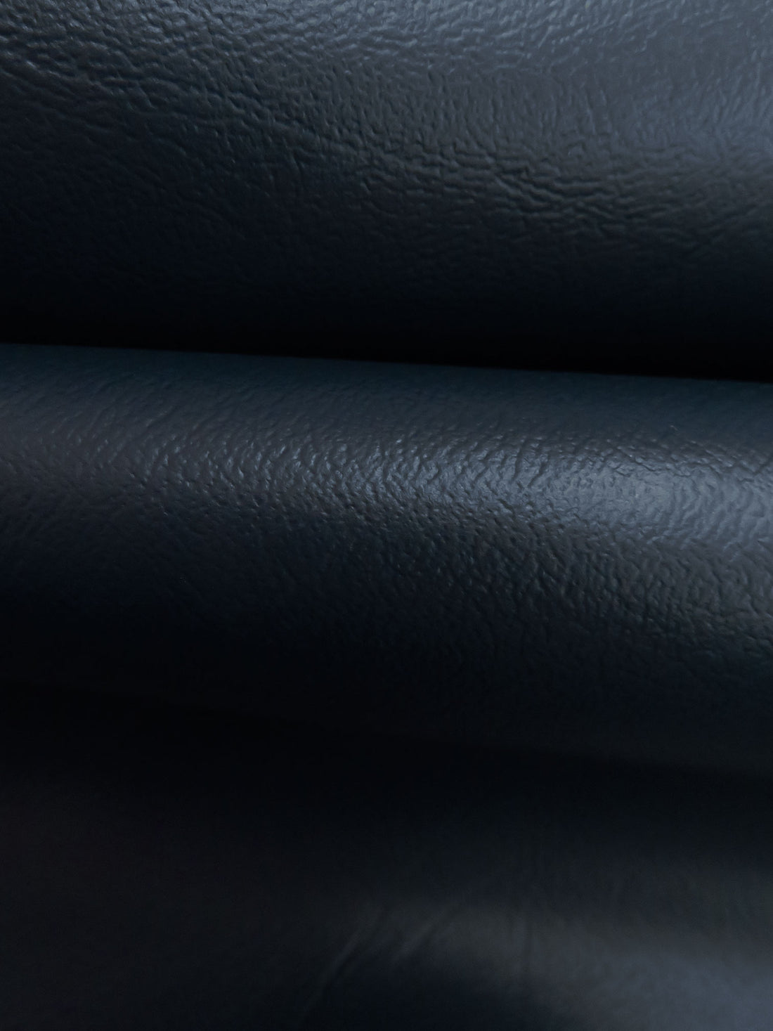 Muted Midnight Navy 100% Polyurethane Faux Leather Vinyl 57W