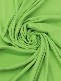 SOLD AS IS ONLY - Green Apple Cotton/Polyester Tubular Fine Rib Knit 30W