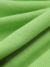 SOLD AS IS ONLY - Green Apple Cotton/Polyester Tubular Fine Rib Knit 30W