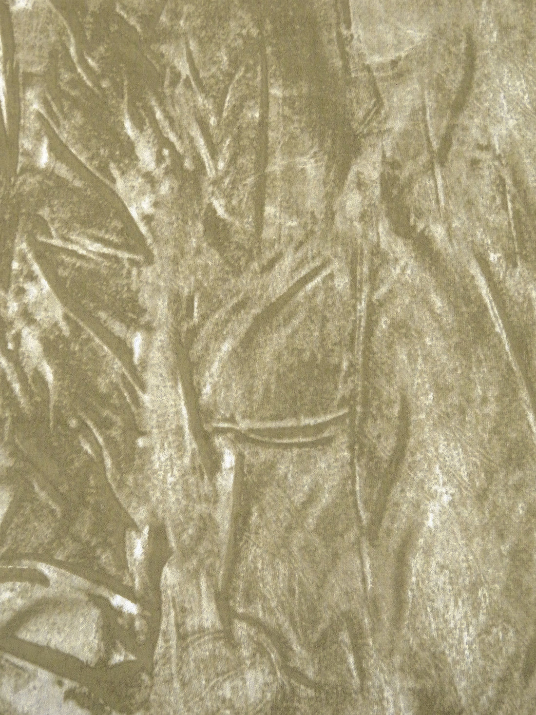 Willow Tea/Ecru/White Polyester/Lycra Grunge ITY Knit - NY Designer - 56W