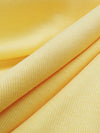 SOLD AS IS ONLY - Jasmine Yellow Cotton/Polyester Tubular Fine Rib Knit 29W