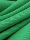 Clover Green Cotton/Polyester Tubular Fine Rib Knit 30W