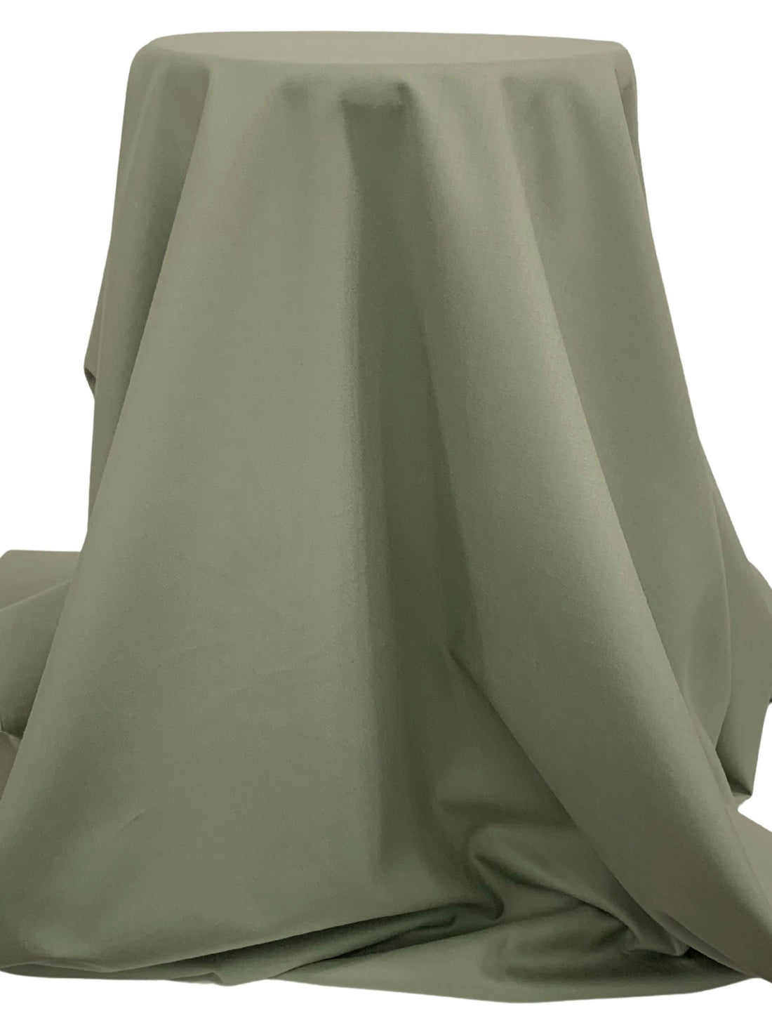 Deep Lamb's Ear Green 100% Worsted Wool Plainweave Suiting 61W