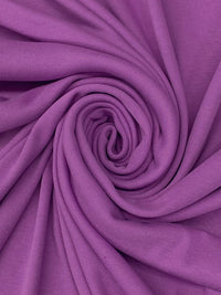 Radiant Orchid Cotton/Polyester Tubular Fine Rib Knit 34W