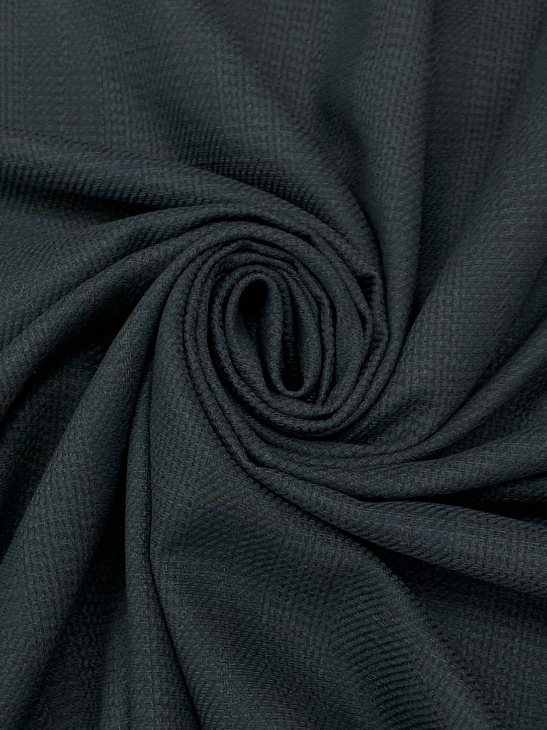 Teal/Colonial Blue/Olive Brown/Gray Silk/Worsted Wool Novelty Plaid Weave Suiting 58W