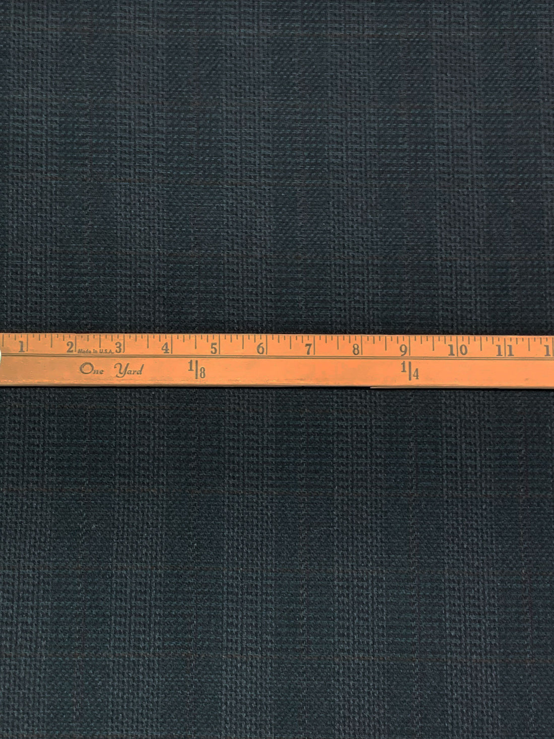 Teal/Colonial Blue/Olive Brown/Gray Silk/Worsted Wool Novelty Plaid Weave Suiting 58W