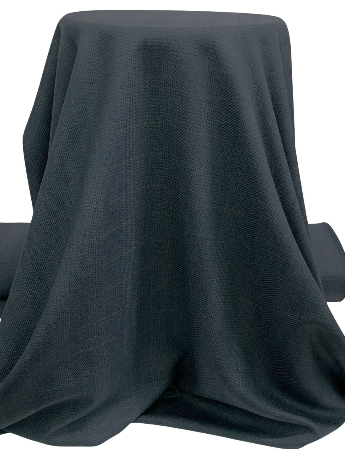 Teal/Colonial Blue/Olive Brown/Gray Silk/Worsted Wool Novelty Plaid Weave Suiting 58W