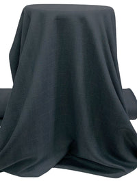 Teal/Colonial Blue/Olive Brown/Gray Silk/Worsted Wool Novelty Plaid Weave Suiting 58W