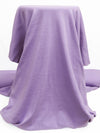 SOLD AS IS ONLY - Lavender Cotton/Polyester Tubular Fine Rib Knit 33W