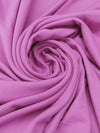 Orchid Purple Cotton/Polyester Tubular Fine Rib Knit 34W