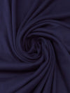 Dark Blueberry Cotton/Polyester Tubular Fine Rib Knit 29W