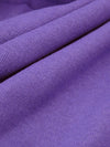 SOLD AS IS ONLY - Royal Purple Cotton/Polyester Tubular Fine Rib Knit 29W