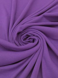 SOLD AS IS ONLY - Dark Amethyst 100% Cotton Tubular Fine Rib Knit 35W