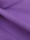 SOLD AS IS ONLY - Dark Amethyst 100% Cotton Tubular Fine Rib Knit 35W