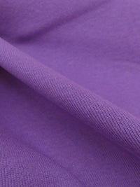 SOLD AS IS ONLY - Dark Amethyst 100% Cotton Tubular Fine Rib Knit 35W