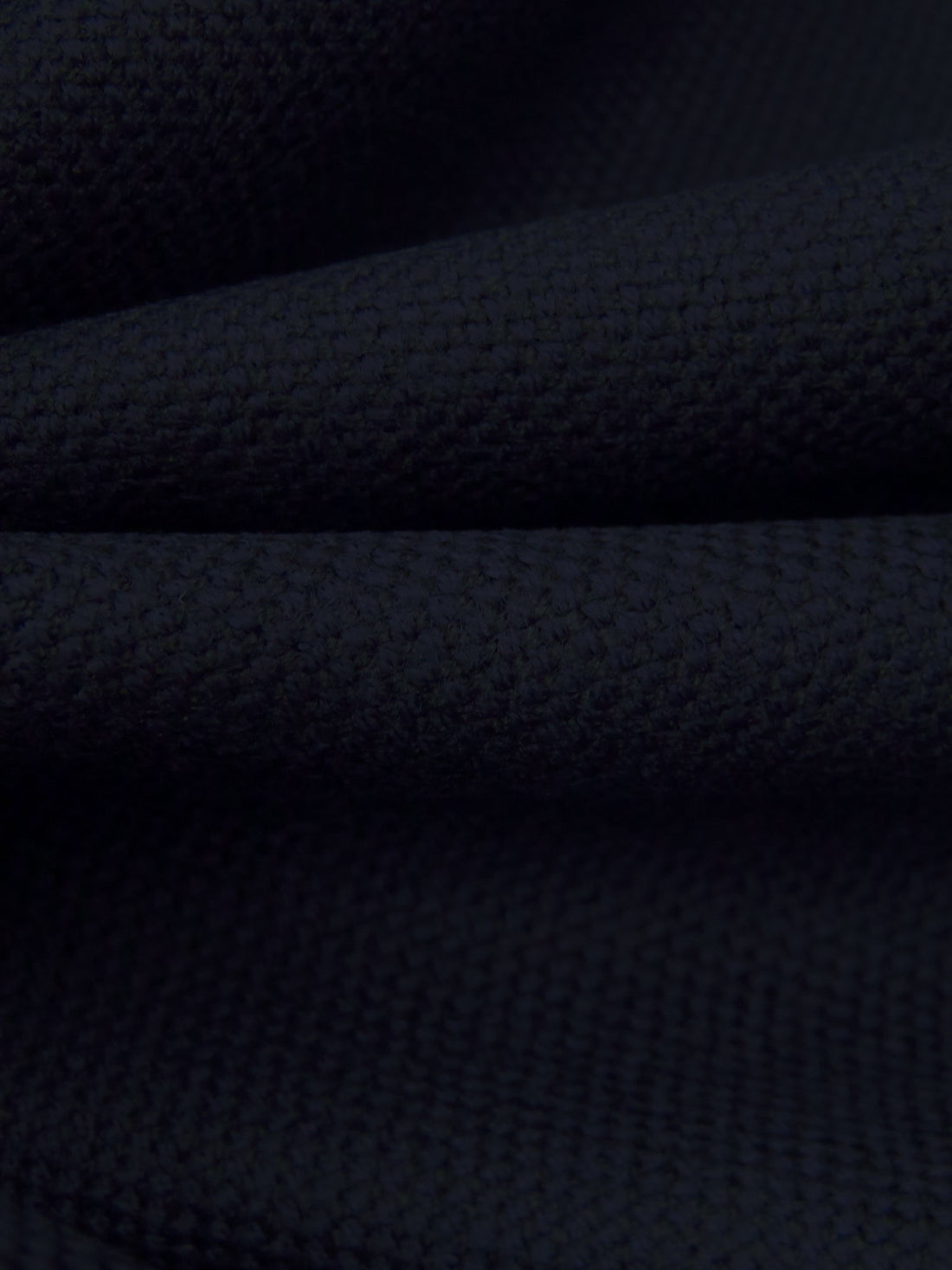 Midnight Blue/Black 100% Wool Basketweave Suiting 60W