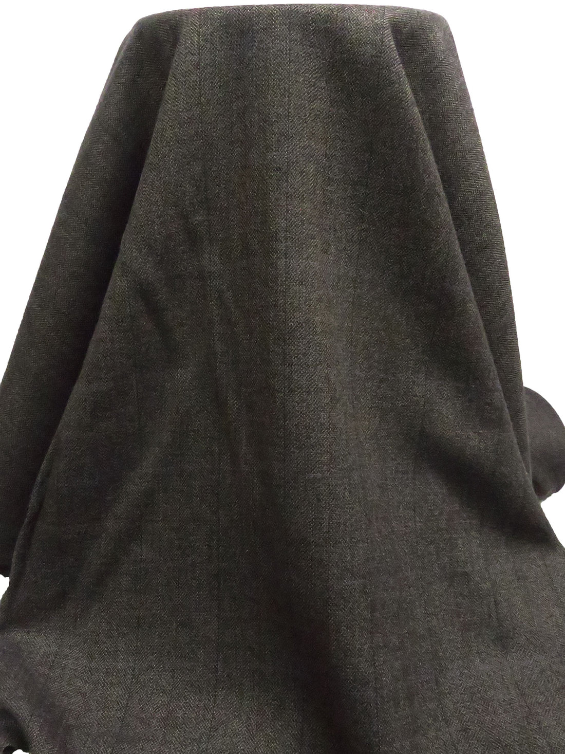 Dark Charcoal Gray/Rust/Dark Royal Blue/Multi 100% Wool Plaid Weave Tweed Suiting 60W