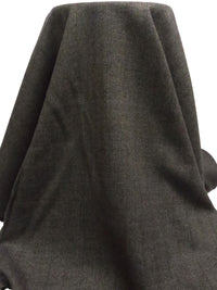 Dark Charcoal Gray/Rust/Dark Royal Blue/Multi 100% Wool Plaid Weave Tweed Suiting 60W