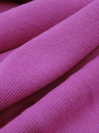 Fandango Purple Cotton/Polyester Tubular Fine Rib Knit 34W