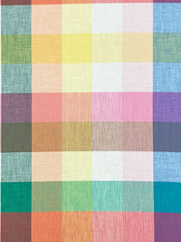 Lemon/Rose Dust/Wisteria/Multi 100% Linen Yarn-Dyed Multi-Check Shirt Weight Woven 57W