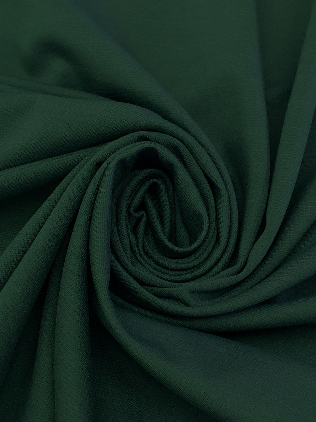 Deep Hunter Green Rayon/Nylon/Lycra Horizontal Shadow Stripe Ponte Knit - NY Designer - 58W